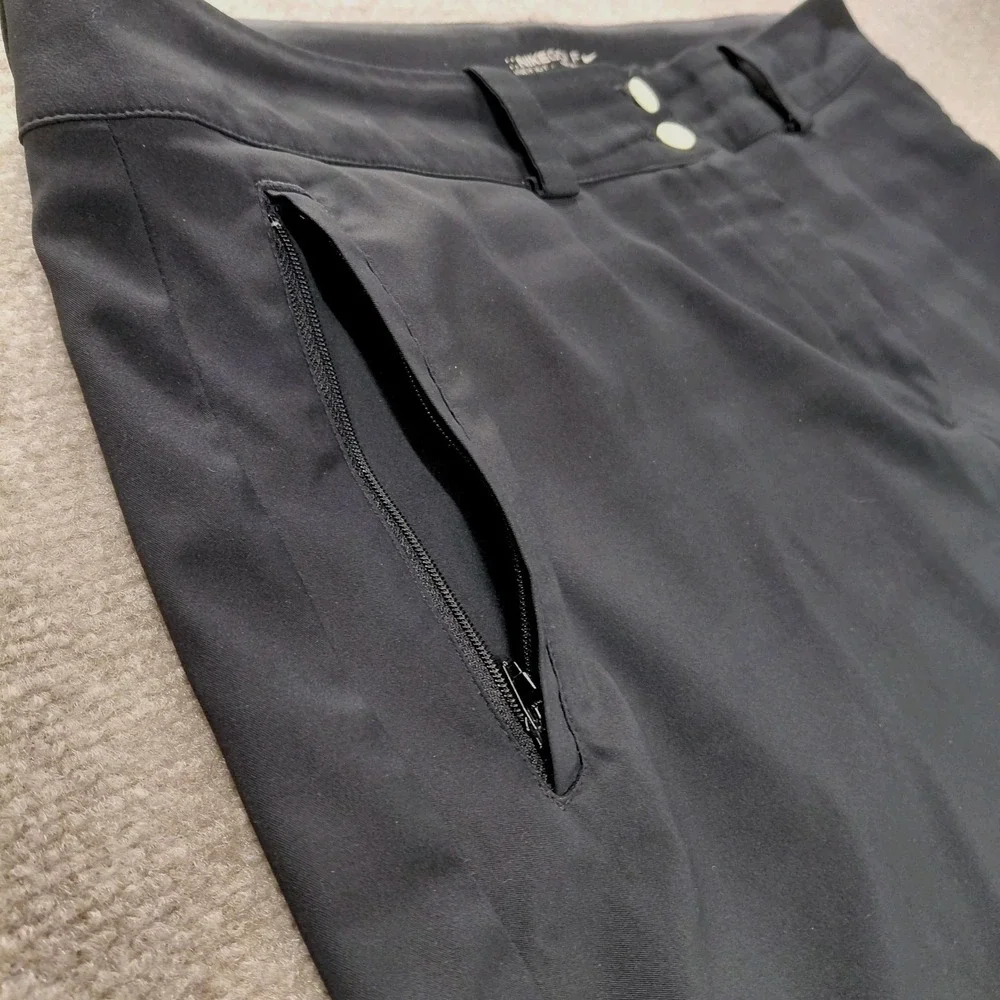 Nike Golf Skort Size 16 Black Pockets Stretch Athletic Short Skirt Golf Tennis - Picture 6 of 11